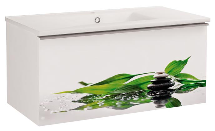 Тумба с раковиной Dreja Image 90 bambus