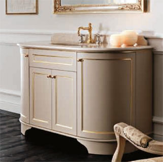 Тумба с раковиной Tiffany World York 71096 pennellato r/oro