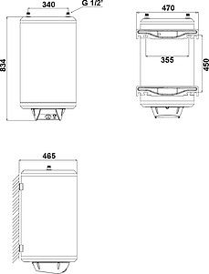 Водонагреватель Nofer Aparici SIS 75