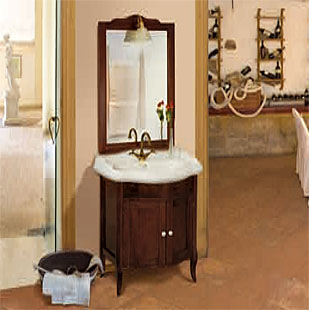 Тумба с раковиной Tiffany World Sofia 69 noce