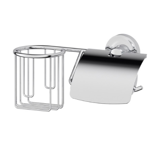 Держатель освежителя воздуха Ellux Elegance ELE 068 с держателем туалетной бумаги