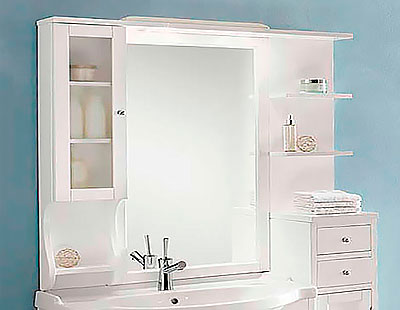 Мебель для ванной Eban Eleonora Modular 130 L белая