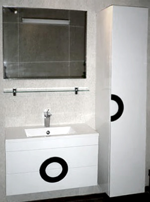 Мебель для ванной De Aqua Форма 80 белая