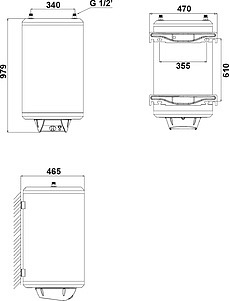 Водонагреватель Nofer Aparici SIS 100