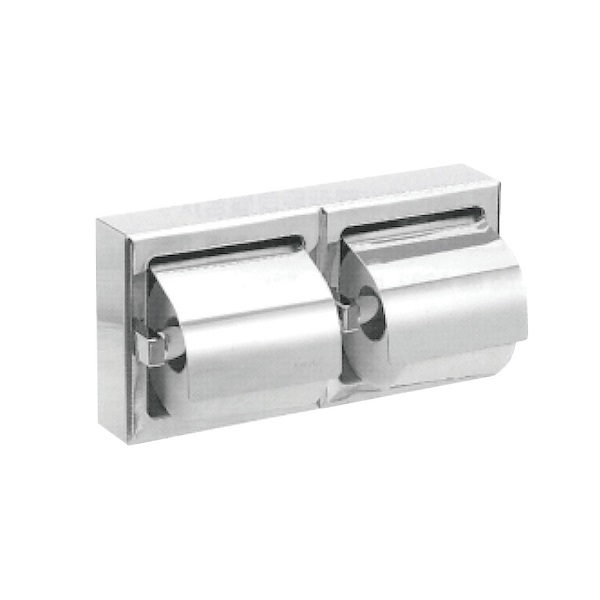 Держатель туалетной бумаги Nofer Domestics 05008.B встраиваемый двойной