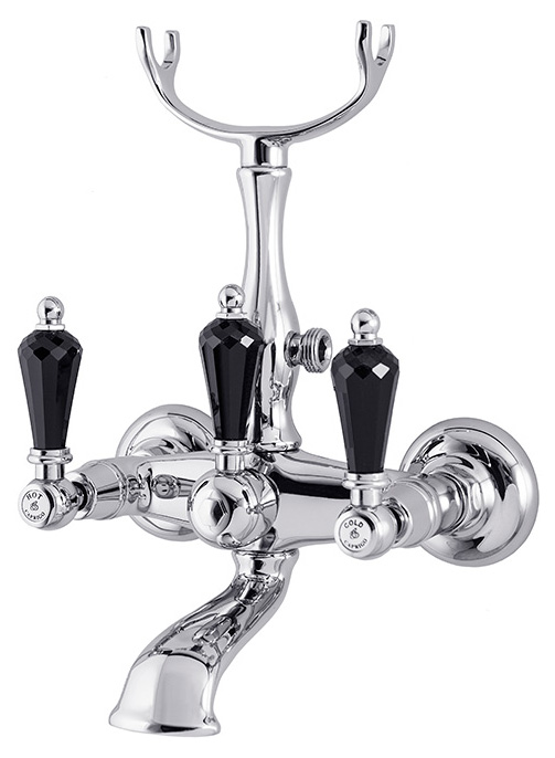 Смеситель Caprigo Adria Swarovski 01B-011-crm для ванны с душем