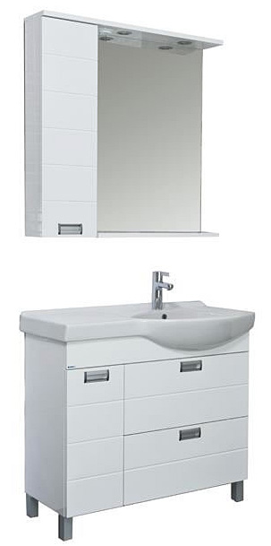 Мебель для ванной Aquanet Сити 90 белая R