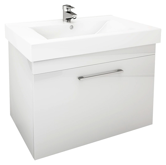 Тумба с раковиной Cezar Solus Atis 60 белая