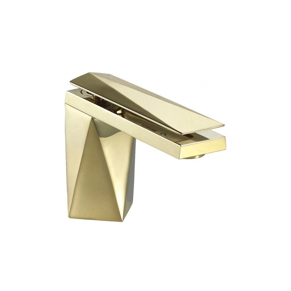 Смеситель для умывальника Bravat Diamond M (Golden)