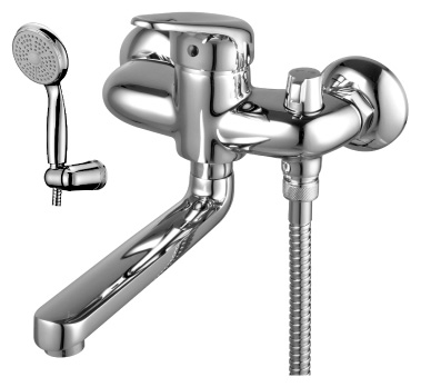 Смеситель Lemark Luna LM4114C для ванны с душем