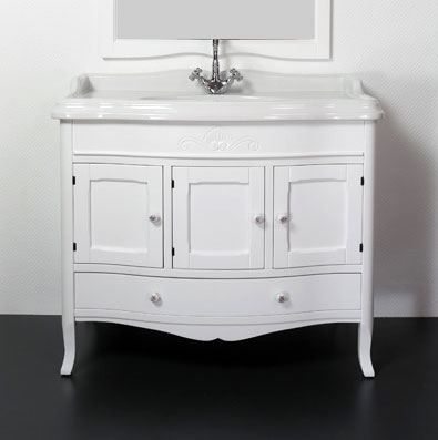 Тумба с раковиной Tiffany World Veronica 105/C bi puro