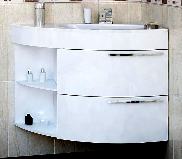 Тумба с раковиной De Aqua Трио Люкс  R