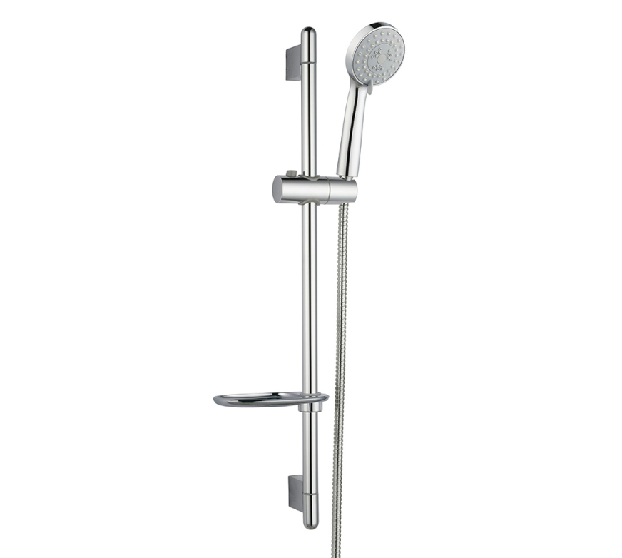 Штанга для душа с мыльницей