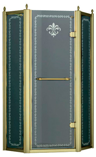 Душевой уголок Cezares Retro P1 90 PP Br R