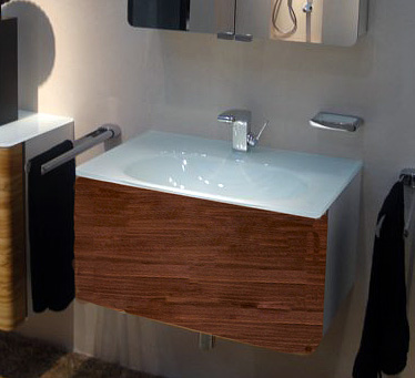 Тумба с раковиной Keuco Elegance New грецкий орех 70 см
