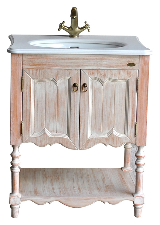 Тумба с раковиной Атолл Флоренция apricot