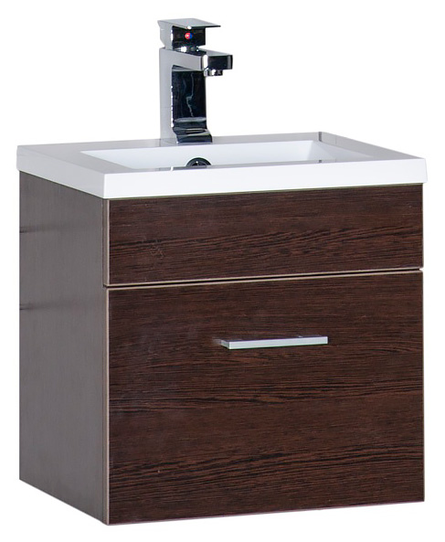 Тумба с раковиной Aquanet Нота 50 венге