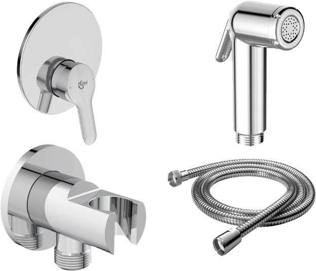 Душевой набор 4 в 1 Ideal Standard IdealSpray BD125AA