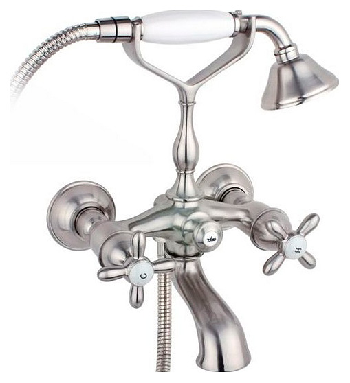 Смеситель Timo Ritz 0144Y Silver для ванны с душем