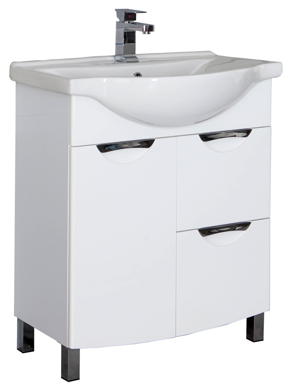 Тумба с раковиной Aquanet Асти 75