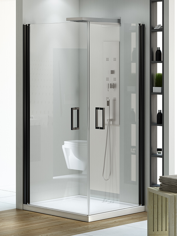 Душевая кабина New Trendy Negra Platinum 90х90 см