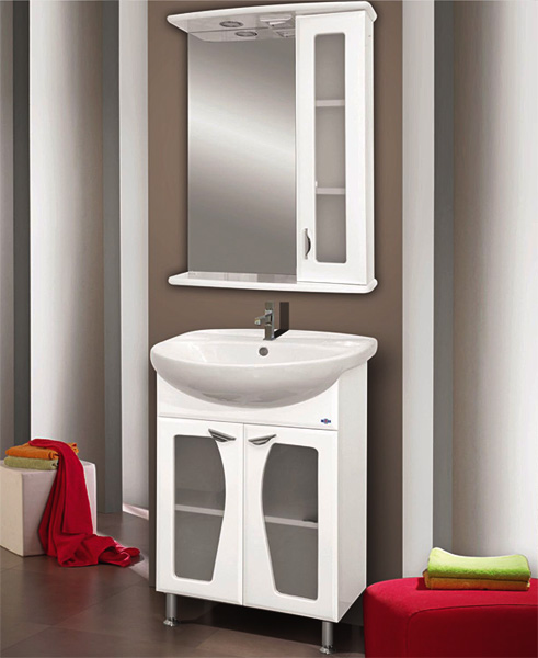 Мебель для ванной Misty Антик 55 прямая стекло