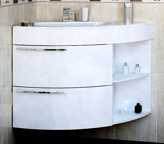 Тумба с раковиной De Aqua Трио Люкс  L