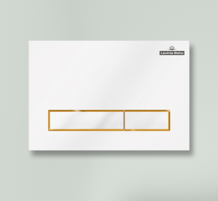 Клавиша смыва Lavinia Boho RelFix 38050802 c антибактериальным покрытием SanitiZed