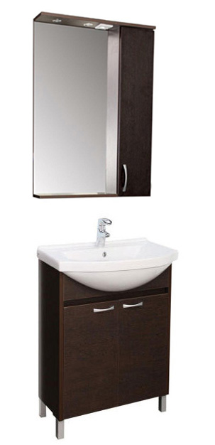 Мебель для ванной Aquanet Донна 60 венге