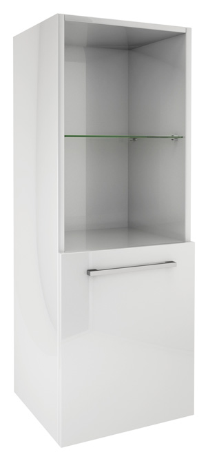 Шкаф-пенал Cezar Bonus 40 открытый белый R