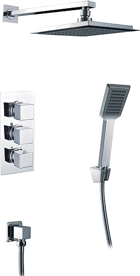 Душевая система встроенная с термостатом Timo Tetra-thermo SX-0179/00SM хром