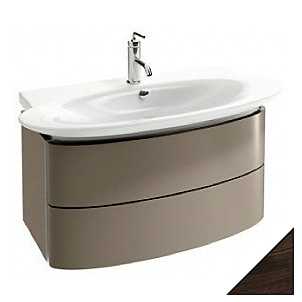 Тумба с раковиной Jacob Delafon Presquile 100 палисандр 2 ящика