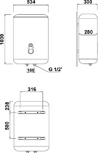 Водонагреватель Nofer SC 80