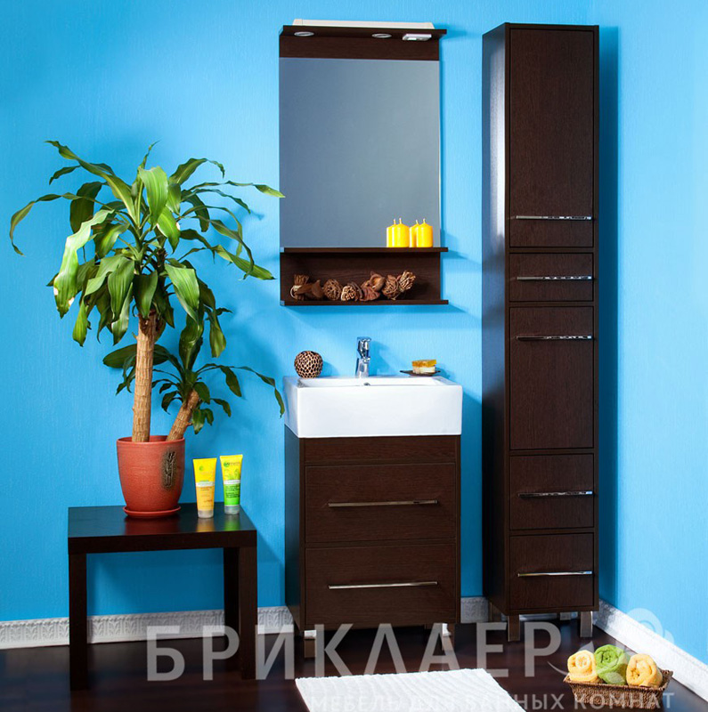 Мебель для ванной Бриклаер Чили 55 венге