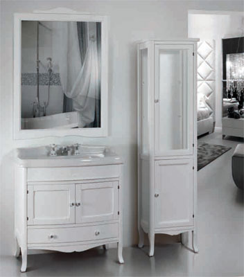 Тумба с раковиной Tiffany World Veronica 90/C bi puro