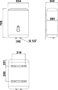 Водонагреватель Nofer SC 50