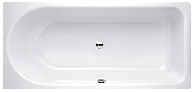 Стальная ванна Bette Ocean 8865 PLUS AR перелив спереди