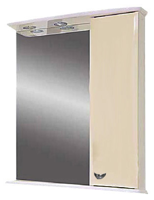 Зеркало-шкаф Misty Астра 60 бежевый R