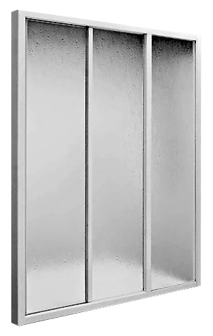 Шторка на ванну Bas Бриз Верона Ибица (3 ств. пластик)