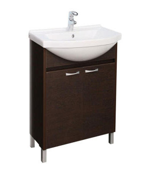 Тумба с раковиной Aquanet Донна 60 венге