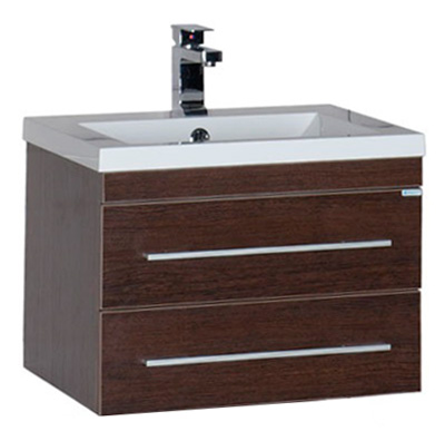 Тумба с раковиной Aquanet Нота 58 венге