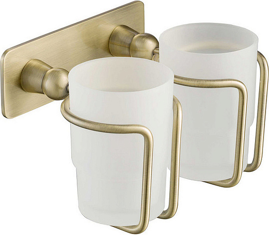 Стакан для зубных щеток двойной Timo Nelson 160032/02 антик