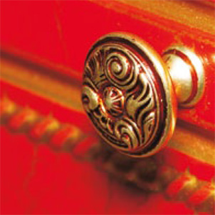 Тумба с раковиной Misty Fresko 90 красная краколет