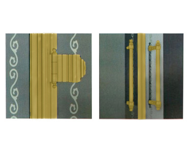 Душевая дверь в нишу Cezares Retro B11 120 CP Br R