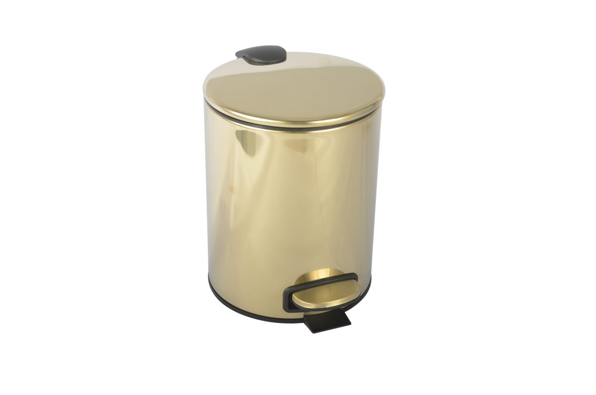 Ведро с педалью Boheme GOLD 10426-G