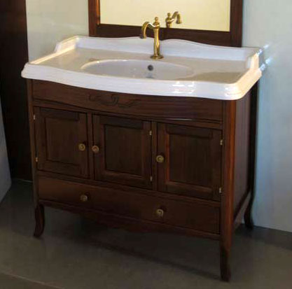 Тумба с раковиной Tiffany World Veronica 105/D noce