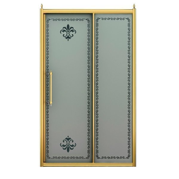 Душевая дверь в нишу Cezares RETRO-BF-1-120-PP-G