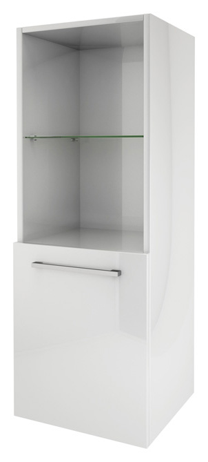 Шкаф-пенал Cezar Bonus 40 открытый белый L
