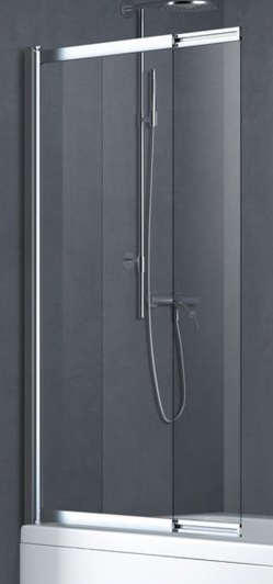 Шторка для ванны Cezares SLIDER-A-VF-11-90/145-C-Cr