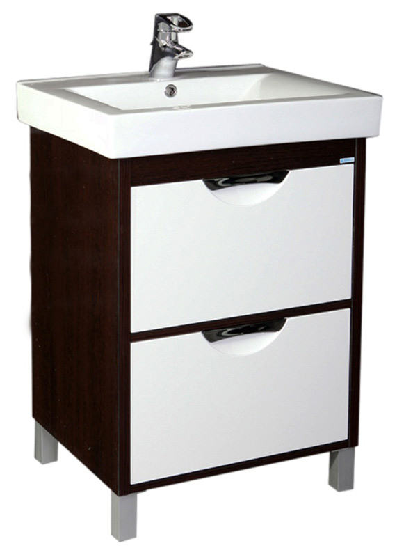 Тумба с раковиной Aquanet Гретта 50 венге